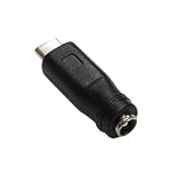Kaito Denshi(海渡電子) DCジャック DC電源 USB Type-C 変換 コネクター 5.5x2.1mm タイプC USB-C