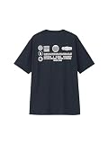 [ザ・ノース・フェイス] 半袖 カットソー Tシャツ S/S FD Globe Grid Cotton Tee アーバンネイビー S
