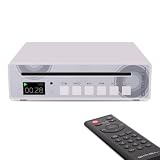 AOSHIDA の SMSL PL100 CDプレーヤー ホーム用、CS43131チップ、C D-R/C D-RW/MP3 CD対応、RCA/3.5mm ヘッドホンジャック/オプティカル/コ_AXialデジタルアウトプット (シルバー)