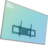 イーサプライ 壁掛けテレビ金具 大型 50～85インチ程度 耐荷重60kg 薄型 上下角度調節 チルト 汎用 VESA規格 EEX-TVKA027