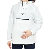 [キャロウェイ] レディース 撥水 ハーフジップブルゾン (ストレッチ・裏地メッシュ) / ゴルフ アウター / C23115201 1030_ホワイト S