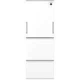 シャープ(SHARP) 冷蔵庫 SJ-GW35J-W プラズマクラスター(幅60.0cm、奥行66.5cm) 350L どっちもドア(両開き) 3ドア white(ピュアホワイト)
