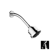 Santec 70854575サテンニッケルclyndricalシャワーヘッドW /アームA