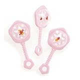 Better Crafts Baby Rattle 2.75 in 6個ピンク( 3パック) ( 01405 – 110 )
