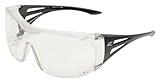Edge Eyewear XF111-L Ossa Safety Glasses, Clear with Large Clear Lens [並行輸入品]