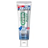 サンスター ガム・プラス デンタルペースト リフレッシュミント 増量 (120g+20g) 薬用ハミガキ 歯みがき粉 GUM 【医薬部外品】