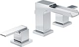 Delta Faucet Delta 3568LF-MPU Ara Two Handle Widespread Lavatory Faucet with Channel Spout, Chrome b