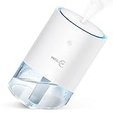 USB充電式 卓上 超音波加湿器 大容量350ml ワイヤレス 7色LEDライト 超静音設計 小型 持ち運び便利 PSE安全法認証 日本語説