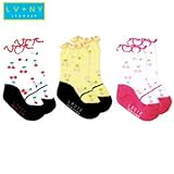 LAVIE NEWYORK ソックス(3足入り) 12-24カ月 チェリーセット nyso04