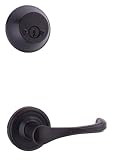 Weslock 02109--R1SL2D Lexington/Oval Interior Entry Handle, Oil-Rubbed Bronze by Weslock