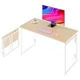 Alawooder 折りたたみデスク 軽量 机 耐荷重60kg パソコンデスク コンパクト 薄型 机 オフィスワーク 在宅勤務 ゲーミング PCデスク ミシン 引越し リビング ワークスベース イベント 40インチ 組立不要 幅約100cm ベージュ FD-40-BE