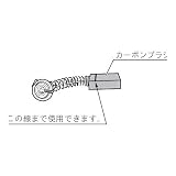 リョービ カーボンブラシ 511GH ２個入 （6540127）