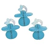 Blue Tissue Paper Baby Pacifier - Party Decorations & Hanging Decorations by Oriental Trading Compan