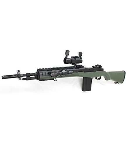 Amazon.co.jp: 【お得なスコープセット】AGM M14 電動ガン (オリーブ