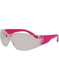 Magid Y10 Gemstone Myst Colored Temple Protective Eyewear with High Viz Pink with Clear Lens by Magi