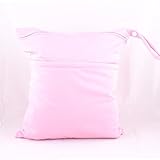 エルフ ベビー (Fairy Baby) 赤ちゃん専用防水おむつ収納バッグ ニットプリント（28*36cm，ピンク）