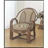 ラタン ソファ ソファー 1人掛け 籐椅子 籐の椅子 籐アームチェアー SH36cm ラタン家具 IMY302B