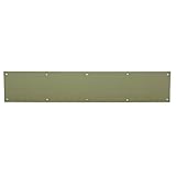 Schlage 678628明るい真鍮Kickplate、8 " x 34 "