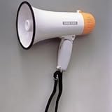 旭電機化成 ハンドメガホンⅡ 最大出力:5W サイレン音:115dB(5m) AHM-102