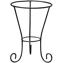 Amazon | アイアン フラワースタンド 直径21cm 高さ29cm 048213