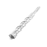 uxcell ハンマードリルビット HSS コンクリート SDSプラスシャンク 22mm 200mm 1個入り