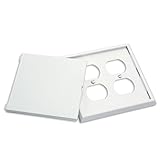 LectraLock - Baby Safety Electrical Outlet Cover - Double - Duplex Style - Flat Cover [並行輸入品]