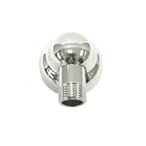Rohl V00022PN 1/2-Inch Male by 1/2-Inch Female Npt Bossini Alessandria Wall Outlet in Polished Nicke
