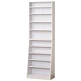 弁天インテリア 独立式 書棚 【 本棚 / 棚板可動式 / 倒れにくい安定感 】 幅60㎝ 【 組立品 】