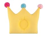 MJY屋 ベビー枕 かわいい ins風 枕 ドーナツ 絶壁防止 頭の形 向き癖 出産 祝い ギフト プレゼント (イエロー)