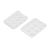 uxcell 引き出し 便座カバー 便座 ショックアブソーバーパッドs クッション 11.5mm 直径 24個入り