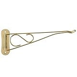 Amertac 410AS Swivel Plant Bracket, Brass, 10-Inch [並行輸入品]