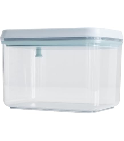 Amazon｜【ワンタッチ密閉/片手操作】プラスチック 保存容器 0.5L 大