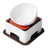 Siyo フードボウル 食器台 ゴムマット セット ペット (ホワイト)