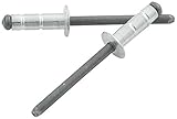 Allstar Performance ALL18110 Silver 3/16 Multi-Grip Head Rivet (Pack of 250) [並行輸入品]