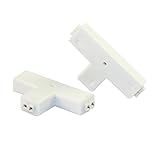 KAPATA LED連結用コネクター 2pin 8mm T型 5個セット 射出成形