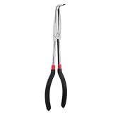 Dovewill 1本　曲げ鼻プライヤー　 先曲ペンチ　ノーズプライヤー　280mm　45度　90度　２サイズ選べ - 90度