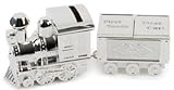 Silver Plated Train Money Box/First Tooth/First Curl/Bn