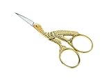 SE SP27G Premium Quality 3 1/2-Inch Stork Scissors, Gold by SE