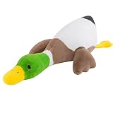 Hofun4U マガモのぬいぐるみ アヒルのぬいぐるみ アヒルのぬいぐるみ グリーンアヒルのぬいぐるみ 子供 大人へのギフト(47インチ)