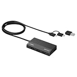 BSH4A120MBBK [スマホ/タブレット用USB2.0セルフパワーハブ 4ポート ブラック]