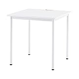 RFヤマカワ シンプルテーブル ホワイト W700×D700 Z-SHST-700WHW