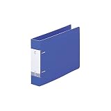 リヒトラブ D型 リングファイル B5E 2穴 青 G2235-8