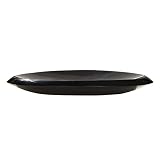 Decolav 2803-OBS Incandescence Shallow Oval Vessel Sink, Obsidian [並行輸入品]