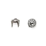 Mexican Sombrero Nailhead, Size 20, Solid Brass, Nickel Finish, 500 pieces per pack by C&C Metal Pro