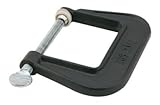 Hargrave Hargrave 22105 H566, Junior Cast C-Clamp, 0-Inch-1-1/4-Inch Jaw Opening, 1-1/4-Inch Throat 