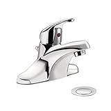 Cleveland Faucets CA40712 Cornerstone Single-Handle Bathroom Faucet with 50/50 Pop-Up Drain, Chrome 