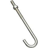 Stanley National Hardware 2195BC 3/8" x 7" Zinc Plated J Bolt w/Hex Nut [並行輸入品]