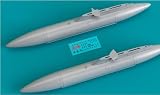 レスキット 1/48 マクドネル・エアクラフト F-4 ファントム2 後期型370ガロン増槽・パイロン ロイヤルジェット式 2個入 プラモデル用パーツ RSKU48-0208