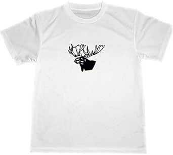 Amazon ヘラジカ ドライ Tシャツ 切り絵 グッズ アニマル Ll Xl Tシャツ カットソー 通販