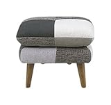 家具の赤や スツール 1人掛け Yolanda(ヨランダ) ファブリック 幅50cm (モノトーン)